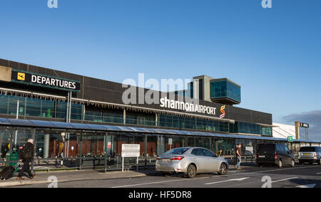 Shannon Airport, Ireland - December 27th 2016: Shannon Airport is Irelands 2nd largest airport in Ireland County Clare. A key airport into the West of Stock Photo