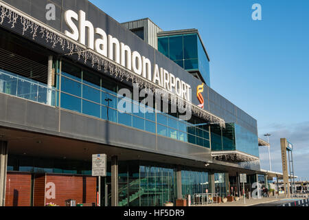 Shannon Airport, Ireland - December 27th 2016: Shannon Airport is Irelands 2nd largest airport in Ireland County Clare. A key airport into the West of Stock Photo