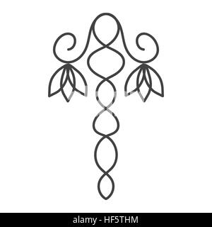 A floral design element Stock Vector Image & Art - Alamy