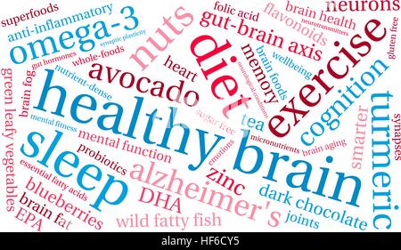Health word cloud on a white background. Stock Vector