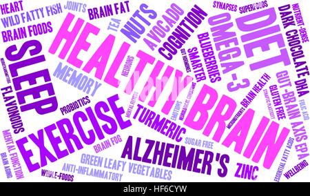 Health word cloud on a white background. Stock Vector