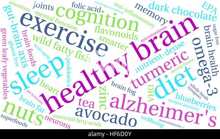 Health word cloud on a white background. Stock Vector