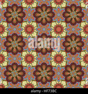 Seamless colorful pattern in oriental style. Islam, Arabic, Asian motifs Stock Vector