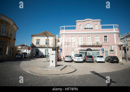 the town of Loule in the Algarve in the south of Portugal in Europe. Stock Photo