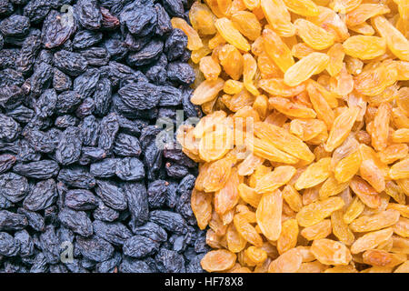 Different Raisins background, texture Stock Photo