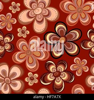 tiny floral seamless pattern Stock Vector
