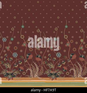 Vertical seamless patterns collection with floral texture for clothes, bedclothes, Bridal, Valentine's day, greeting cards or Birthday Invitations, fabric or paper print. Stock Vector