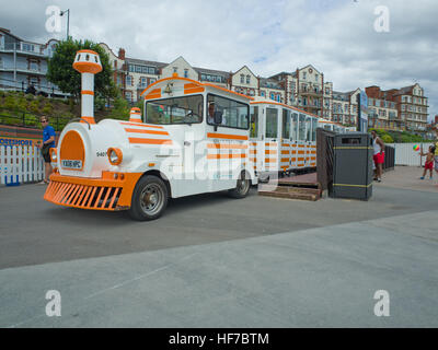 Land Train Bridlington South Promenade East Yorkshire Coast UK Stock Photo