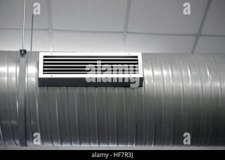 tube of an air conditioning system in the industrial factory Stock ...