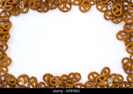 Pretzels isolated on white background Stock Photo