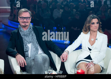 The Austrian 'Schlager' star Nik P. (Nikolaus Presnik), with his wife ...