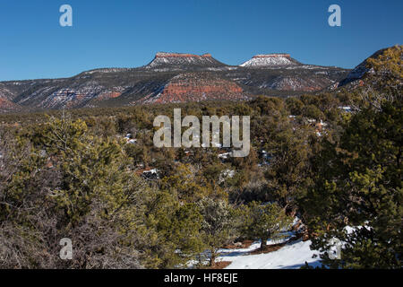 Blanding, Utah - Bears Ears National Monument, which protects 1.35 million acres in southeastern Utah. The national monument is named after two prominent buttes, the Bears Ears, which can be seen throughout much of the region. Credit: Jim West/Alamy Live News Stock Photo