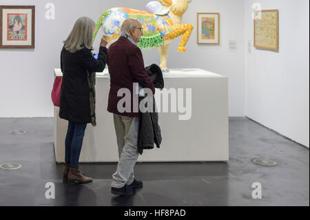 Madrid, Spain. 30 th December, 2016.  A  pictures view according forms of devotion in Indian art. Conde Duque cultural center, Madrid, Spain. Enrique Davó/Alamy Live News. Stock Photo