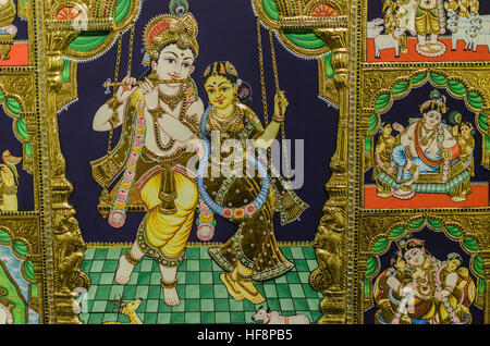 Madrid, Spain. 30 th December, 2016.  A  picture view according forms of devotion in Indian art. Conde Duque cultural center, Madrid, Spain. Enrique Davó/Alamy Live News. Stock Photo