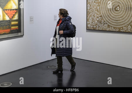 Madrid, Spain. 30 th December, 2016.  A pictures view according forms of devotion in Indian art. Conde Duque cultural center, Madrid, Spain. Enrique Davó/Alamy Live News. Stock Photo