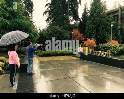 Microsoft campus, Redmond, Seattle - Washington, Usa Stock Photo