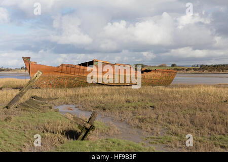 Wrecks of the Wyre Stock Photo