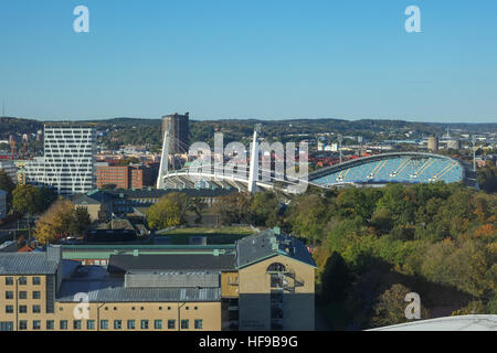 Autumn morning in Gothenburg. Gothenburg is the second largest city in Sweden. Stock Photo