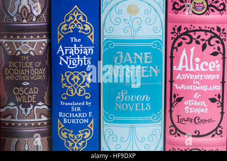 classic book spines