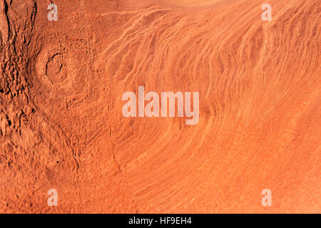 Closeup of a stone surface or reddish clay Stock Photo