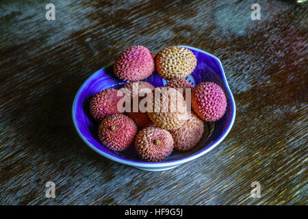 Lychee fruits Stock Photo