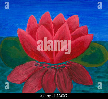 Painting Of A Water Lily Stock Photo Alamy Painting Of A Water Lily Stock Photo Alamy