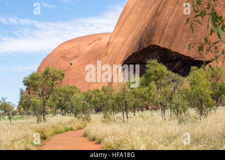 Uluru Base Walk, Australia Stock Photo