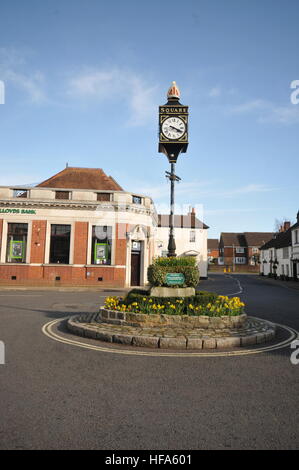 Around Bishop's Waltham a village in Hampshire in the UK , England Home of the ruins of the Bishops Palace Stock Photo