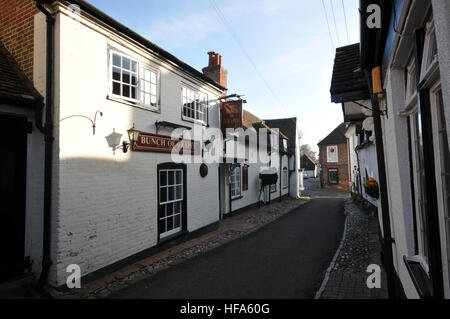 Around Bishop's Waltham a village in Hampshire in the UK , England Home of the ruins of the Bishops Palace Stock Photo