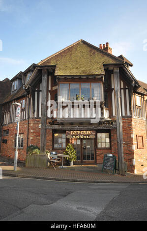 Around Bishop's Waltham a village in Hampshire in the UK , England Home of the ruins of the Bishops Palace Stock Photo