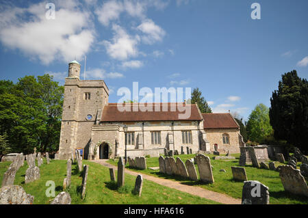 Around Bishop's Waltham a village in Hampshire in the UK , England Home of the ruins of the Bishops Palace Stock Photo