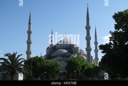 Blue Mosque - Sultan-Ahmet-Camii, in Istanbul, Turkey. Stock Photo