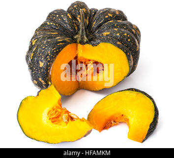 Honey Pumpkin on a white background Stock Photo