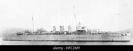 HMAS Australia short funnel Stock Photo