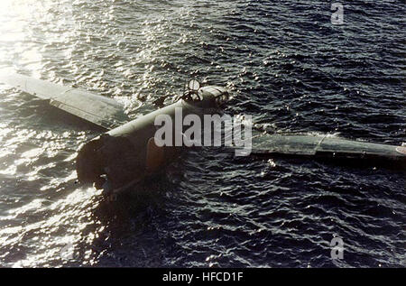 Mitsubishi G4M Betty splashed Stock Photo