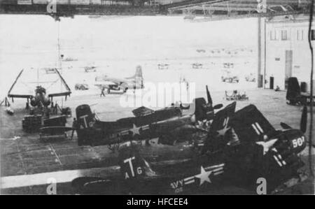 NAS Cecil Field hangar 1955 Stock Photo