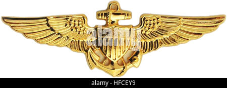 Naval Aviator Badge Stock Photo