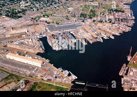 Norfolk Ship Yard Stock Photo