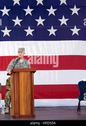 Smith assumes command of Joint Task Force Guantanamo 120625 Stock Photo ...