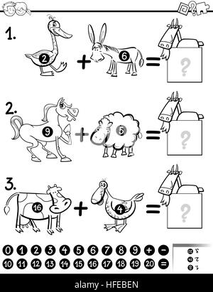 Coloring numbers, number 1 worksheet math printable sheet for preschool ...