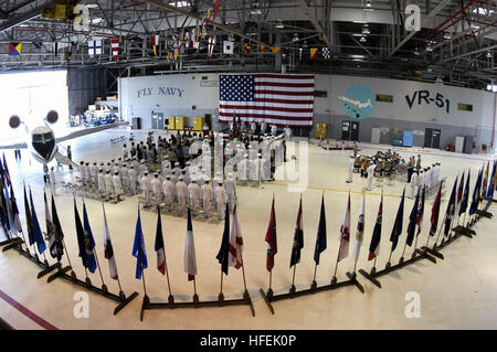 Marine Transport Squadron 1 conducts a change of command ceremony on ...