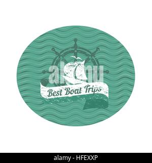 Best boat trips Stock Vector