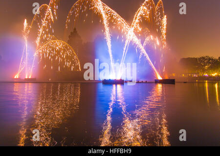 Disneyland 60th celebration, This year Disneyland celebrates its 60th aniversary of been open. Stock Photo