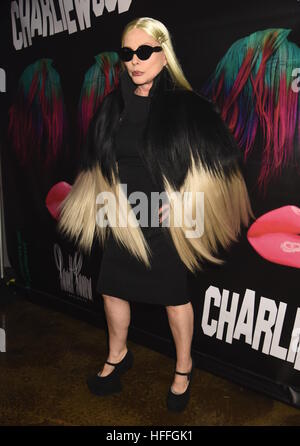 Debbie Harry attends 'Charliewood - An Exhibition Of Transgressive Movement' at Cedar Lake  Featuring: Debbie Harry Where: New York, United States When: 28 Nov 2016 Stock Photo