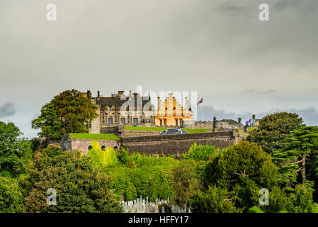 UK, Scotland, View of the Stirling Castle. Stock Photo