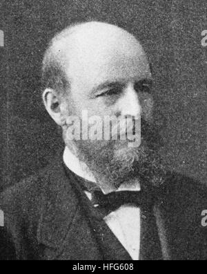Botho Wendt August Graf zu Eulenburg, 1831 - 1912, was a Prussian statesman., reproduction photo from the year 1895, digital improved Stock Photo