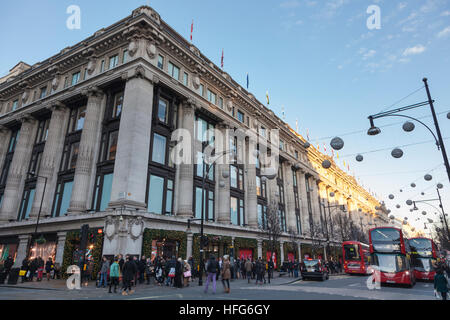 Selfridges department store on Oxford Street, London Stock Photo