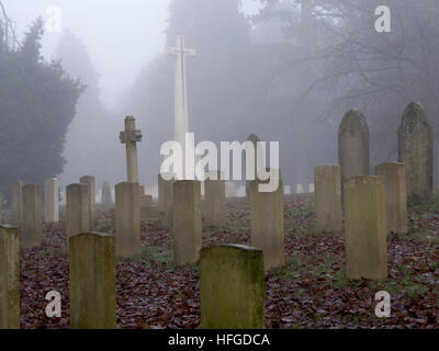 Netley Military Cemetery, Netley Abbey, Hamble, nr Southampton, Hampshire, England, UK. Stock Photo