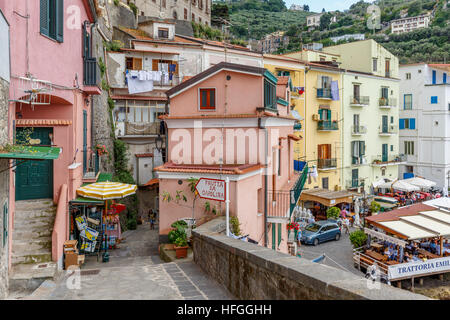 The ancient popular holiday resort of Port Marina Grande in Sorrento, Campania, Southern Italy. Stock Photo