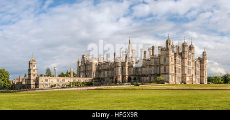 Burghley House, a grand 16th-century English country house near Stamford, Lincolnshire, England Stock Photo